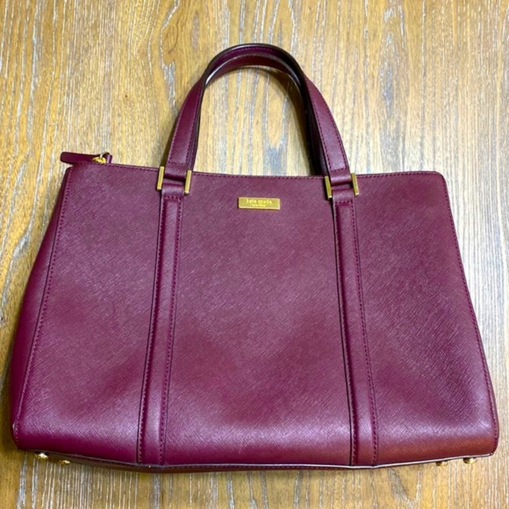 Medium Burgundy Kate Spade Satchel